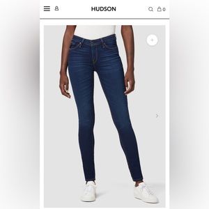 Hudson jeans Ankle Krista Super Skinny size 27 in requiem